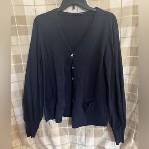 Navy Blue Women's Cardigan